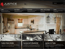 Tablet Screenshot of justicebuilds.com
